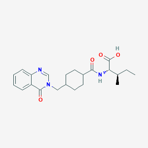 N-({trans-4-[(4-oxoquinazolin-3(4H)-yl)methyl]cyclohexyl}carbonyl)-L-isoleucine