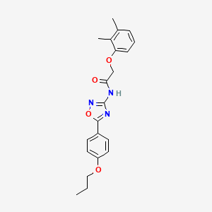 2-(2,3-dimethylphenoxy)-N-[5-(4-propoxyphenyl)-1,2,4-oxadiazol-3-yl]acetamide