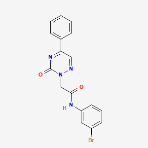 N-(3-bromophenyl)-2-(3-oxo-5-phenyl-1,2,4-triazin-2(3H)-yl)acetamide