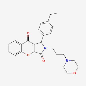 1-(4-Ethylphenyl)-2-[3-(morpholin-4-yl)propyl]-1,2-dihydrochromeno[2,3-c]pyrrole-3,9-dione