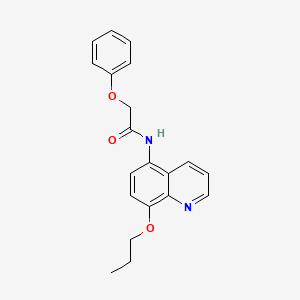 2-phenoxy-N-(8-propoxyquinolin-5-yl)acetamide