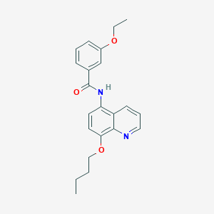 molecular formula C22H24N2O3 B11313491 N-(8-butoxyquinolin-5-yl)-3-ethoxybenzamide 