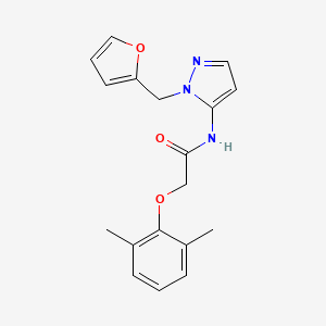 2-(2,6-dimethylphenoxy)-N-[1-(furan-2-ylmethyl)-1H-pyrazol-5-yl]acetamide