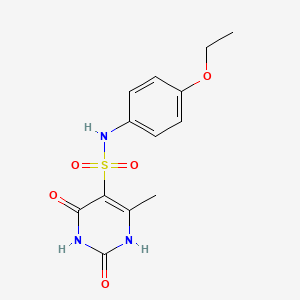 N-(4-ethoxyphenyl)-2-hydroxy-4-methyl-6-oxo-1,6-dihydropyrimidine-5-sulfonamide