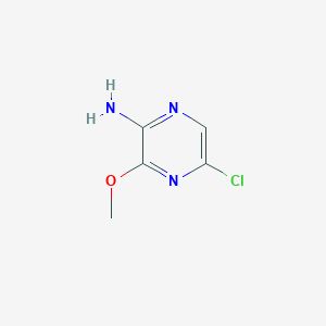 molecular formula C5H6ClN3O B113136 2-Amino-5-chloro-3-methoxypyrazine CAS No. 874-31-7