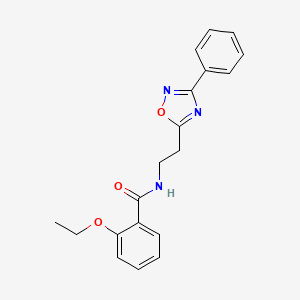 2-ethoxy-N-[2-(3-phenyl-1,2,4-oxadiazol-5-yl)ethyl]benzamide