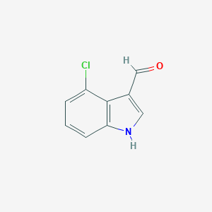 molecular formula C9H6ClNO B113138 4-chloro-1H-indole-3-carbaldehyde CAS No. 876-72-2