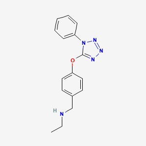 N-{4-[(1-phenyl-1H-tetrazol-5-yl)oxy]benzyl}ethanamine