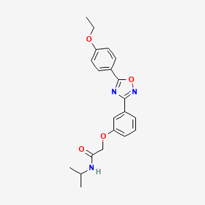 2-{3-[5-(4-ethoxyphenyl)-1,2,4-oxadiazol-3-yl]phenoxy}-N-(propan-2-yl)acetamide