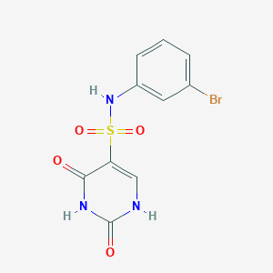 N-(3-bromophenyl)-2-hydroxy-6-oxo-1,6-dihydropyrimidine-5-sulfonamide