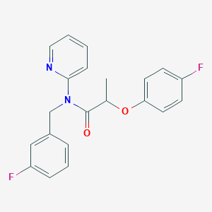 N-(3-fluorobenzyl)-2-(4-fluorophenoxy)-N-(pyridin-2-yl)propanamide