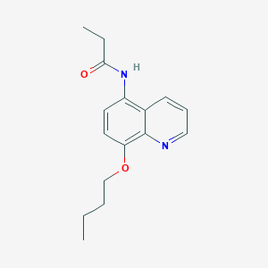 N-(8-butoxyquinolin-5-yl)propanamide