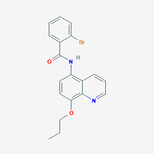 2-bromo-N-(8-propoxyquinolin-5-yl)benzamide