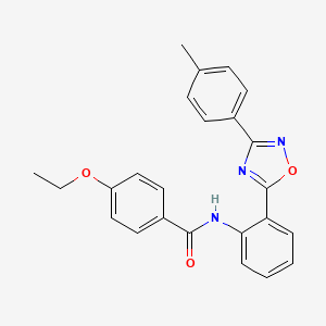 4-ethoxy-N-{2-[3-(4-methylphenyl)-1,2,4-oxadiazol-5-yl]phenyl}benzamide