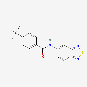 N-(2,1,3-benzothiadiazol-5-yl)-4-tert-butylbenzamide