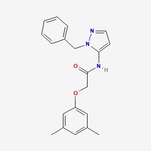 N-(1-benzyl-1H-pyrazol-5-yl)-2-(3,5-dimethylphenoxy)acetamide