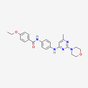 4-ethoxy-N-(4-((6-methyl-2-morpholinopyrimidin-4-yl)amino)phenyl)benzamide