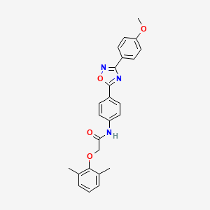 2-(2,6-dimethylphenoxy)-N-{4-[3-(4-methoxyphenyl)-1,2,4-oxadiazol-5-yl]phenyl}acetamide