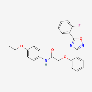 N-(4-ethoxyphenyl)-2-{2-[5-(2-fluorophenyl)-1,2,4-oxadiazol-3-yl]phenoxy}acetamide