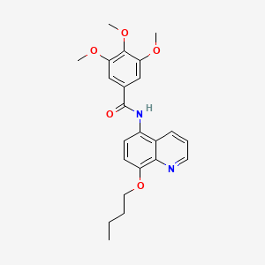 N-(8-butoxyquinolin-5-yl)-3,4,5-trimethoxybenzamide