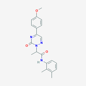 N-(2,3-dimethylphenyl)-2-[5-(4-methoxyphenyl)-3-oxo-1,2,4-triazin-2(3H)-yl]propanamide