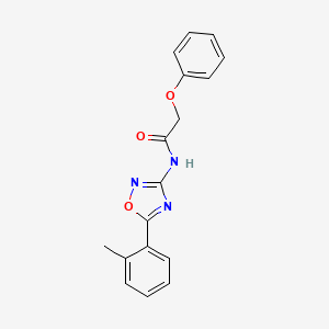 N-[5-(2-methylphenyl)-1,2,4-oxadiazol-3-yl]-2-phenoxyacetamide