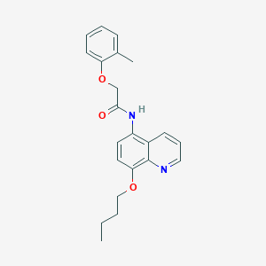 N-(8-butoxyquinolin-5-yl)-2-(2-methylphenoxy)acetamide