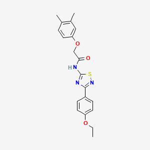 2-(3,4-dimethylphenoxy)-N-[3-(4-ethoxyphenyl)-1,2,4-thiadiazol-5-yl]acetamide