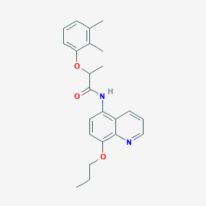 2-(2,3-dimethylphenoxy)-N-(8-propoxyquinolin-5-yl)propanamide