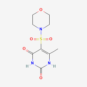 6-Methyl-5-(morpholin-4-ylsulfonyl)pyrimidine-2,4-diol