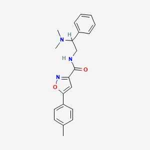 N-[2-(dimethylamino)-2-phenylethyl]-5-(4-methylphenyl)-1,2-oxazole-3-carboxamide