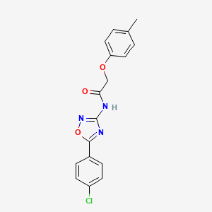 N-[5-(4-chlorophenyl)-1,2,4-oxadiazol-3-yl]-2-(4-methylphenoxy)acetamide