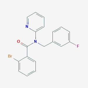 2-bromo-N-(3-fluorobenzyl)-N-(pyridin-2-yl)benzamide