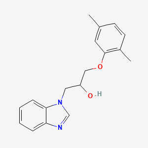 molecular formula C18H20N2O2 B11315787 1-(1H-benzimidazol-1-yl)-3-(2,5-dimethylphenoxy)propan-2-ol 