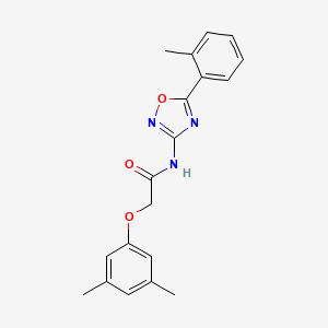 2-(3,5-dimethylphenoxy)-N-[5-(2-methylphenyl)-1,2,4-oxadiazol-3-yl]acetamide