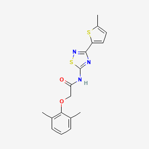 2-(2,6-dimethylphenoxy)-N-[3-(5-methylthiophen-2-yl)-1,2,4-thiadiazol-5-yl]acetamide