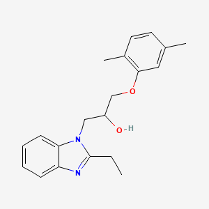 1-(2,5-dimethylphenoxy)-3-(2-ethyl-1H-benzimidazol-1-yl)propan-2-ol