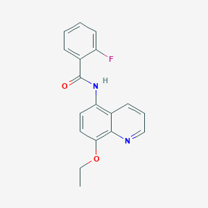 N-(8-ethoxyquinolin-5-yl)-2-fluorobenzamide