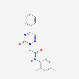 N-(2,4-dimethylphenyl)-2-[5-(4-methylphenyl)-3-oxo-1,2,4-triazin-2(3H)-yl]propanamide