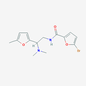 molecular formula C14H17BrN2O3 B11316092 5-bromo-N-[2-(dimethylamino)-2-(5-methylfuran-2-yl)ethyl]furan-2-carboxamide 