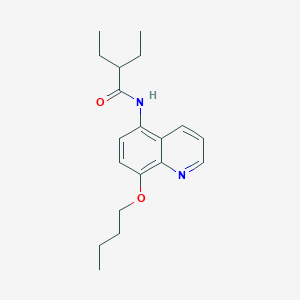 N-(8-butoxyquinolin-5-yl)-2-ethylbutanamide