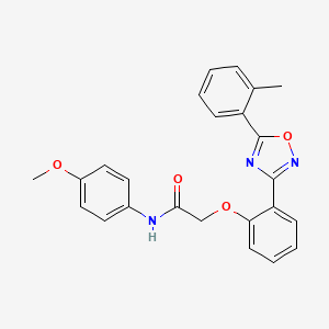 N-(4-methoxyphenyl)-2-{2-[5-(2-methylphenyl)-1,2,4-oxadiazol-3-yl]phenoxy}acetamide