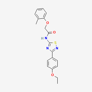 N-[3-(4-ethoxyphenyl)-1,2,4-thiadiazol-5-yl]-2-(2-methylphenoxy)acetamide