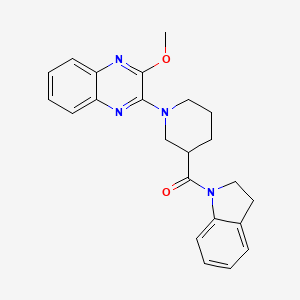 2,3-dihydro-1H-indol-1-yl[1-(3-methoxyquinoxalin-2-yl)piperidin-3-yl]methanone