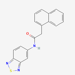 N-(2,1,3-benzothiadiazol-5-yl)-2-(naphthalen-1-yl)acetamide