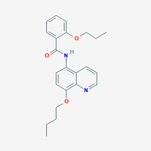 N-(8-butoxyquinolin-5-yl)-2-propoxybenzamide