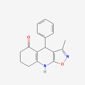 3-Methyl-4-phenyl-4,6,7,8-tetrahydro[1,2]oxazolo[5,4-b]quinolin-5-ol