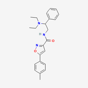 N-[2-(diethylamino)-2-phenylethyl]-5-(4-methylphenyl)-1,2-oxazole-3-carboxamide