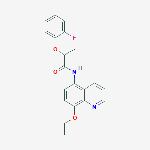 N-(8-ethoxyquinolin-5-yl)-2-(2-fluorophenoxy)propanamide