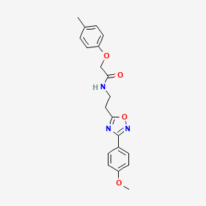 N-{2-[3-(4-methoxyphenyl)-1,2,4-oxadiazol-5-yl]ethyl}-2-(4-methylphenoxy)acetamide